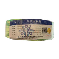 仁达（RNEA)一般用途单芯硬导体阻燃电线 阻燃塑铜单芯硬线 ZR-BV 1X4 黄绿双色 /米