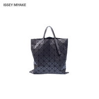 Issey Miyake/三宅一生BAOBAO几何三角形女包购物袋手提单肩包 炭灰色BB98AG68214