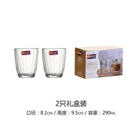 艾格莱雅A-Y5521/L2新意风玻璃水杯两件套(单位:件) 默认颜色
