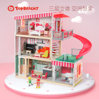 Topbright特宝儿贝拉梦幻娃娃屋模型别墅过家家玩具120426