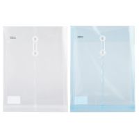 晨光92966纽扣袋/粘扣袋/线扣袋 文件袋 资料袋 学生用试卷收纳袋 经济型透明缠绳文件袋 10个