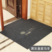 厨房地垫进地垫入户垫卫生间吸水脚垫卧室口地毯玄关垫子_116 0.5x0.8+0.5x1.2厨房装 黑灰色皇家马车