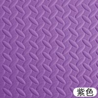 拼接地毯家用泡沫地垫拼图爬行垫可坐地垫坐垫加厚床边防摔地板垫_57 60X60X1.2cm（6片送12条边） 紫色