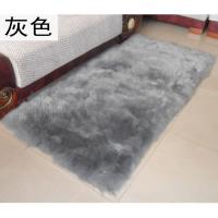 纯羊毛地毯客厅卧室羊毛沙发垫坐垫椅垫飘窗垫床边毯毛毯定做_345_246 拼皮50*200cm 灰色