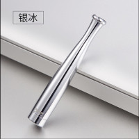 zobo正牌烟嘴清洗循环型拉杆过滤器男女士净烟器中细烟通用健康烟具 银冰