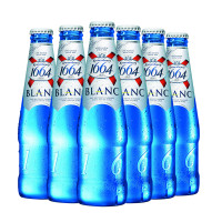 Kronenbourg1664白啤酒法国凯旋克伦堡精酿小麦白啤218ml*6瓶装苏宁自营