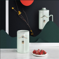 乐扣乐扣办公室杯陶瓷杯龙泉青瓷茶艺杯套装 FC502T 白色