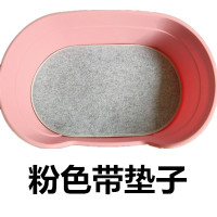宠物猫狗窝产房树脂塑料狗窝防水防咬四季通用可拆洗斗牛泰迪狗床 大号底部长71宽46cm 粉色+垫子