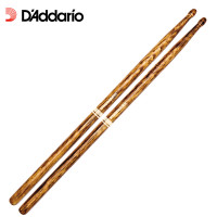 达达里奥(D'Addario)F5AFG鼓棒美产正品Promark前倾式5A 火纹进口胡桃木架子鼓槌鼓锤 F5AFG
