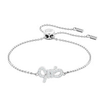 SWAROVSKI 施华洛世奇女士蝴蝶结浪漫妩媚时尚人造水晶手链5469983 白色