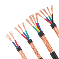 北建（Beijian）国标阻燃屏蔽线 通信线 信号线 电线电缆 ZR-RVVP 3*0.5 100米/盘