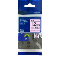 兄弟(brother) TZe-MQE31 12mm 浅粉底黑字 标签打印机色带(计价单位:个) 黑色