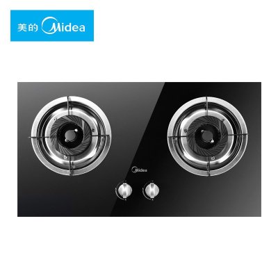 美的(Midea) 燃气灶JZT-QL303B天然气灶具嵌入式黑晶面板燃气灶