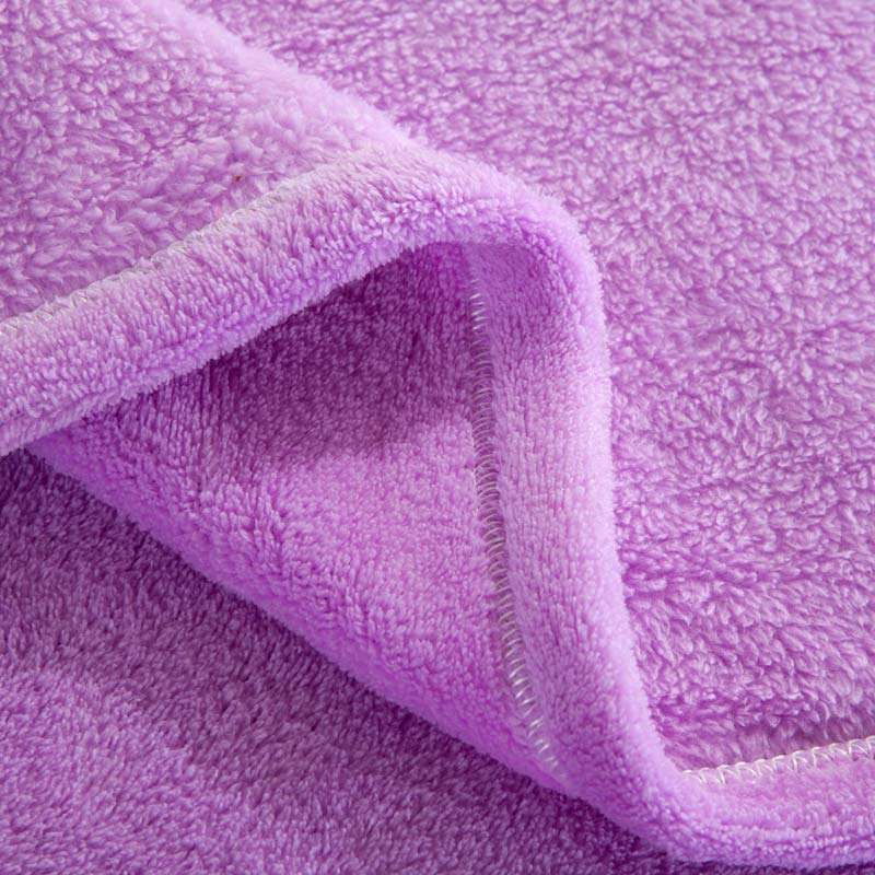 迎馨家纺超柔珊瑚绒毛毯紫色150*200cm 四季通用,舒适方便