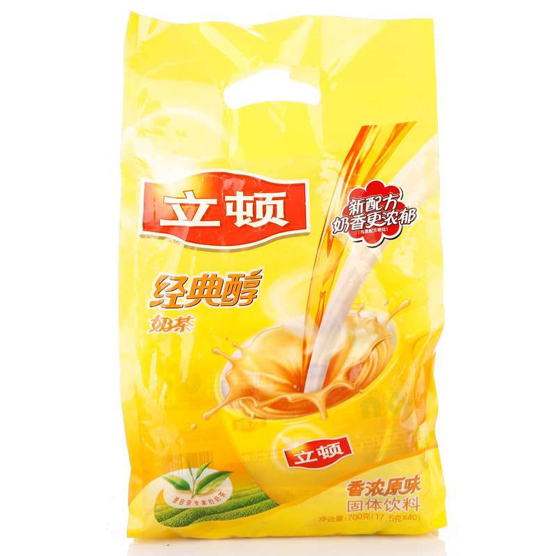 立顿经典醇香浓原味奶茶40包700g