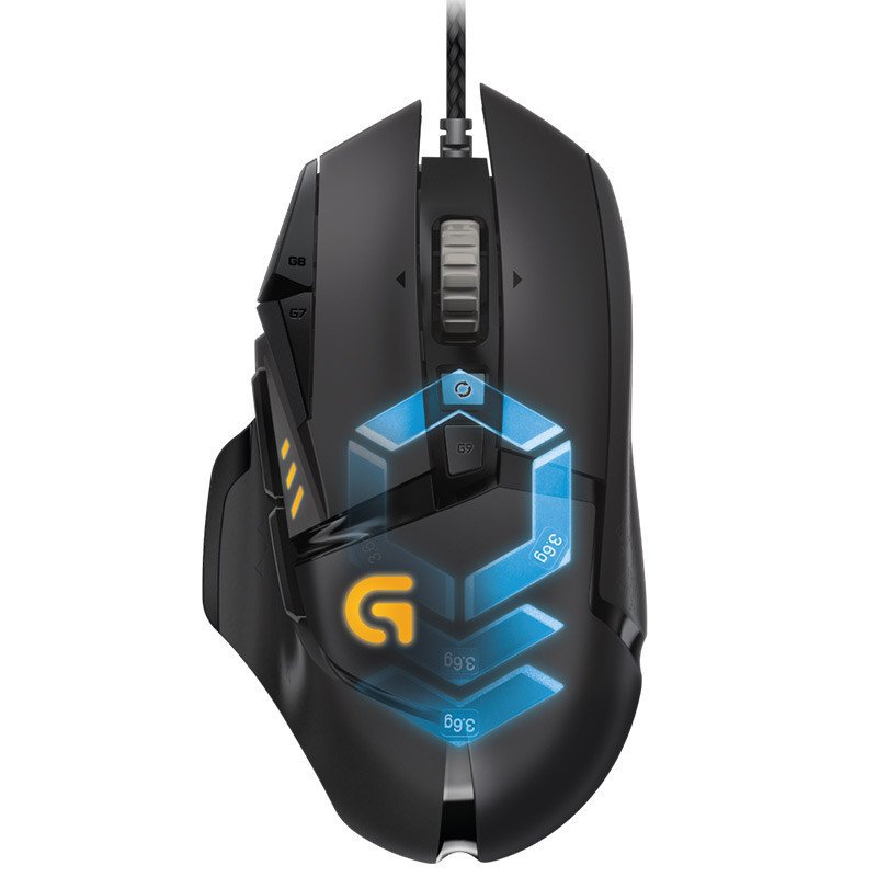 罗技（Logitech）G502 RGB自适应游戏鼠标