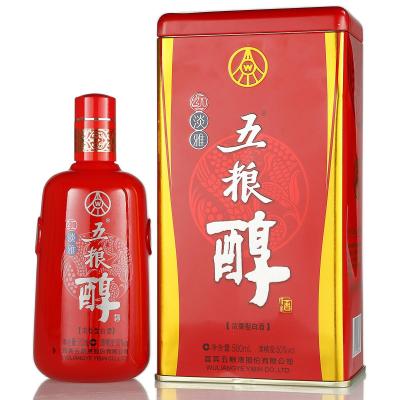 50度 五糧液股份 五糧醇 紅淡雅 500ml 濃香型 白酒