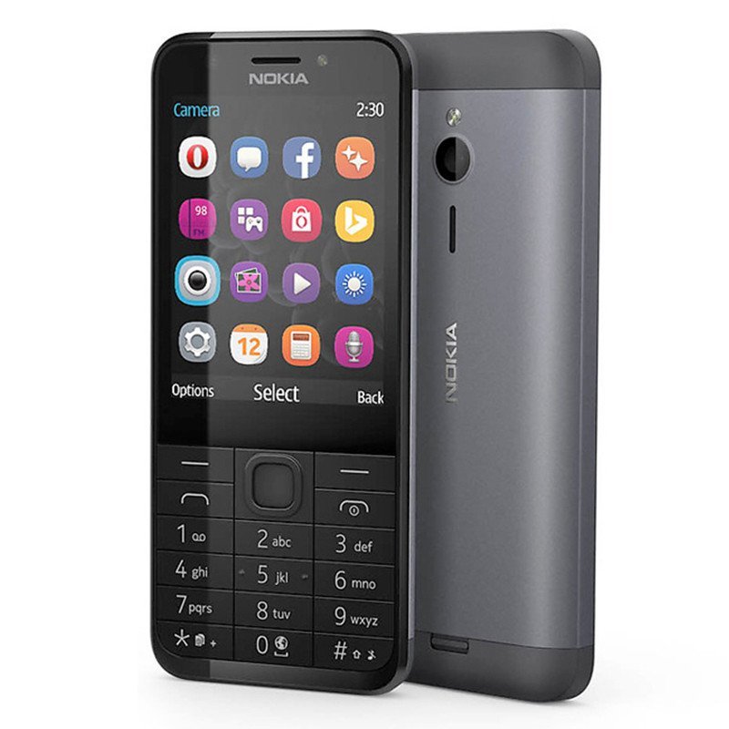 nokia/诺基亚 230 ds 银灰色-(rm-1172)