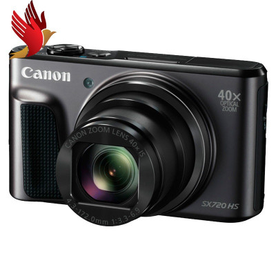 佳能（Canon）PowerShot SX720 HS 黑色 数码相机 赠送16G存储卡、相机包