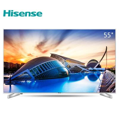 海信（Hisense）LED55EC660US 55英寸 炫彩4K智能电视14核配置 VIDAA3 (亮银白)