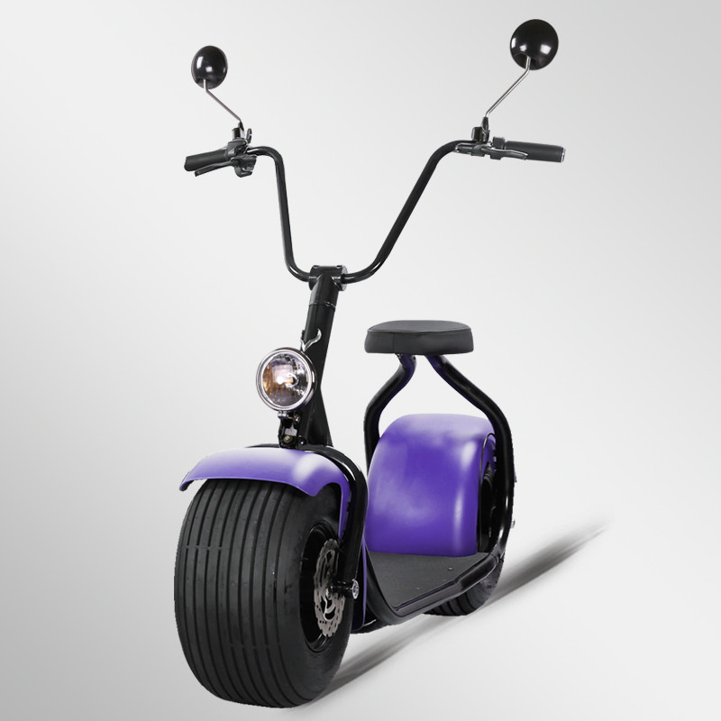 塞夫seev智能体感电动车citycoco霸气升级版puls 哑光紫