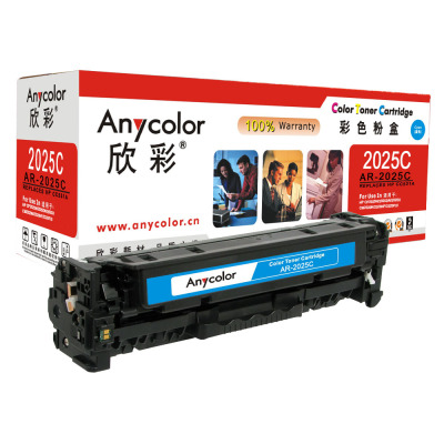 欣彩(Anycolor)AR-2025C(专业版)CC531A蓝色硒鼓 304A 适用惠普HP CP2025 2320