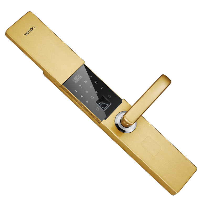 tenon/亚太天能阿里智能指纹锁 家用密码锁防盗门锁电子门锁铁门木门