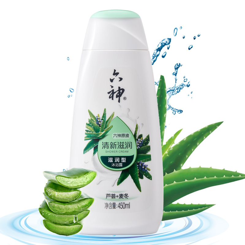 六神 清新滋润沐浴露 450ml