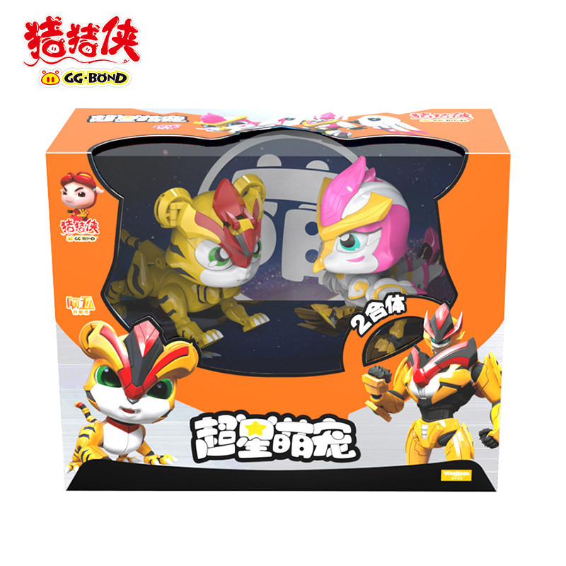 猪猪侠二合一(虎 鹤熊 猿)神甲盟卫ys8627a/b