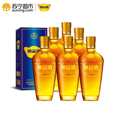 五粮液 黄金酒 万福酒 39度 480ml*6普装整箱装