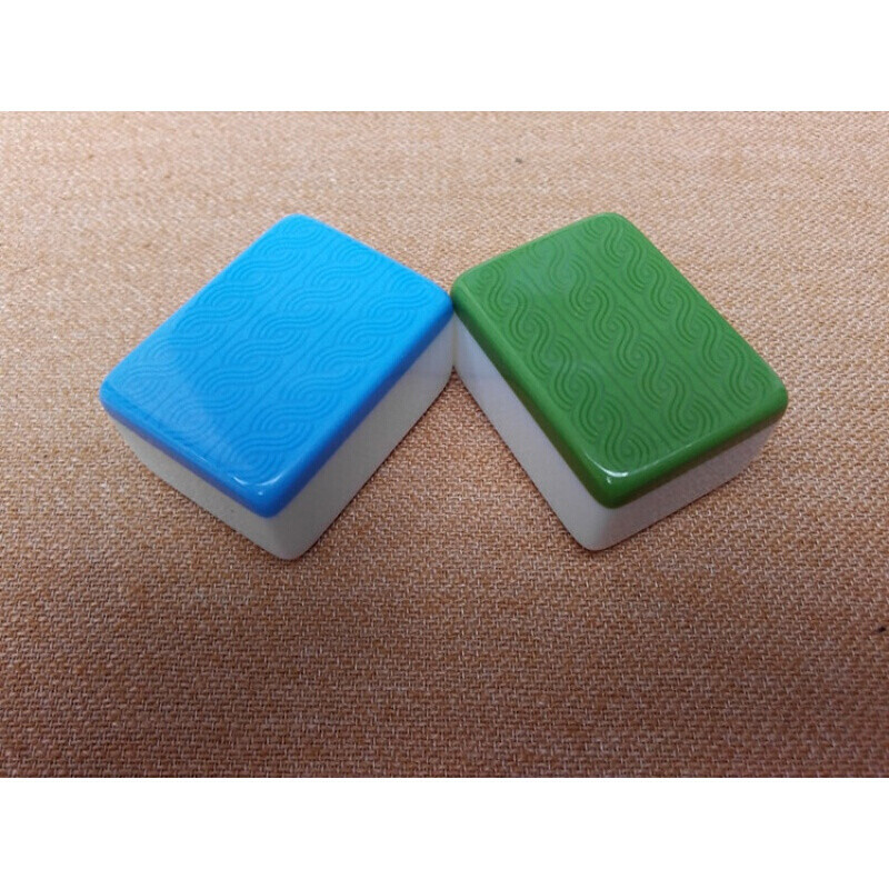 大码家用手打麻将牌中大号手搓机用麻将牌404244大号麻将 家用42蓝或
