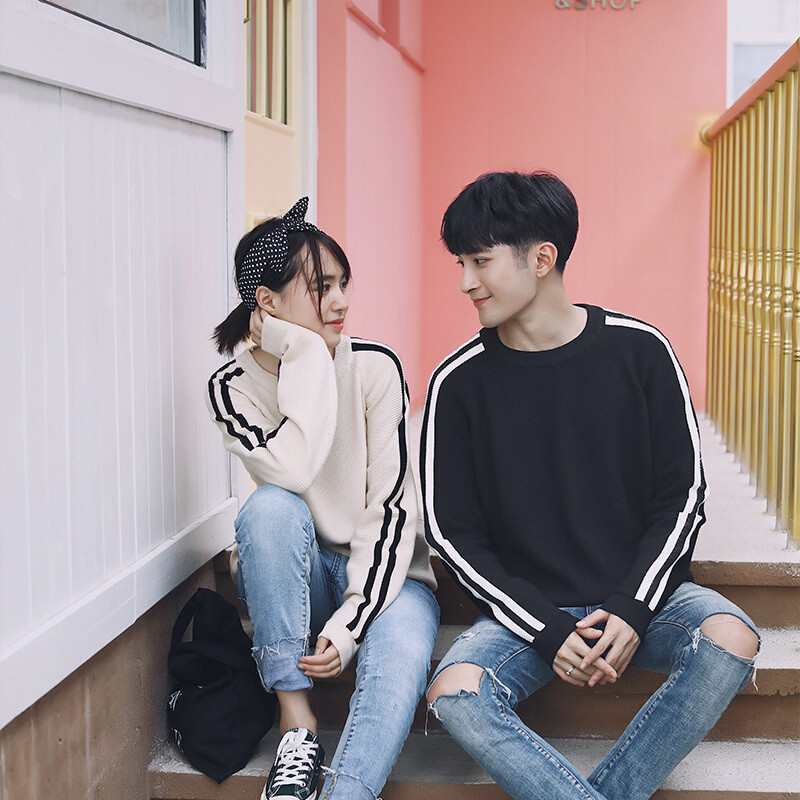 c2潮朝快手红人时尚情侣插肩袖潮男运动毛衣 s 深灰色