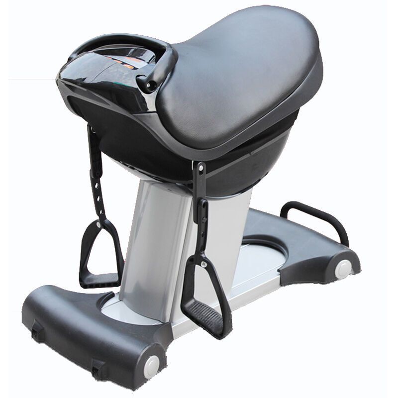 电动骑马机健身骑机器材收腹运动机甩脂机黑色75*86*40 红色