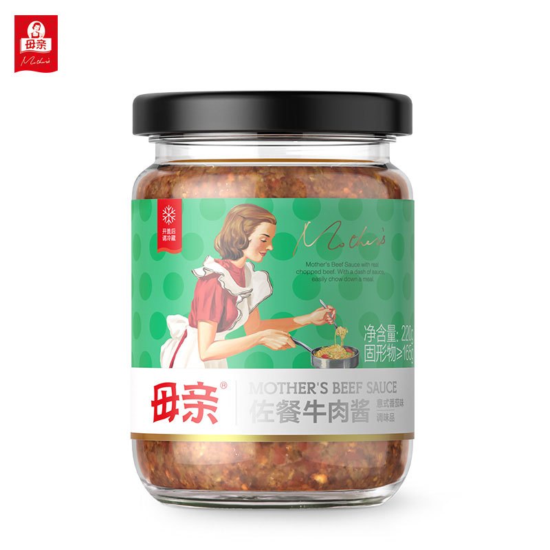 母亲意式番茄味牛肉酱220g