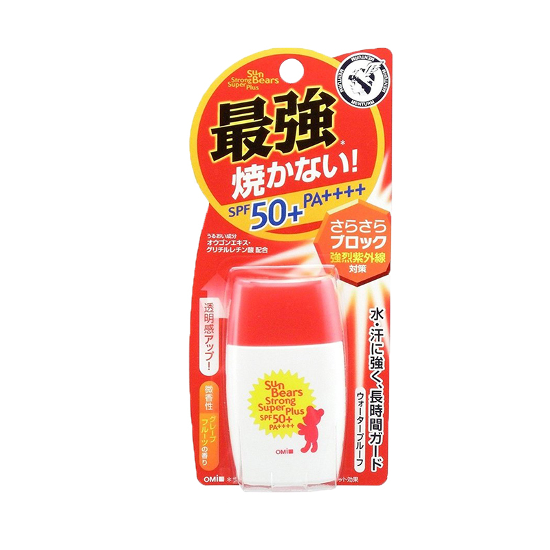 日本 近江兄弟 小熊防晒霜SPF50+ PA++++ (红色)30g/支