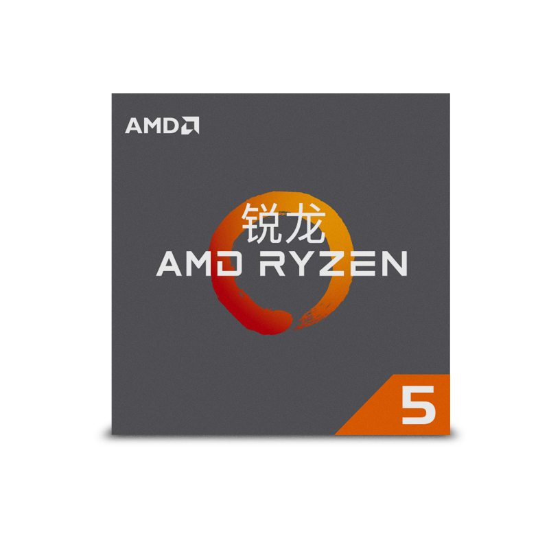 AMD 锐龙 5 2600 处理器 (r5) 6核12线程 AM4 接口 3.4GHz 盒装CPU