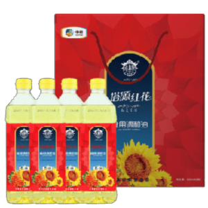 中粮福临门诗怡大米面粉菜籽油 红花籽油亚麻籽油组合装 多规格可选