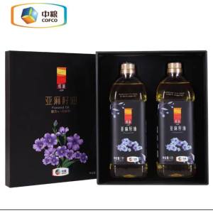 中粮福临门诗怡大米面粉菜籽油 红花籽油亚麻籽油组合装 多规格可选