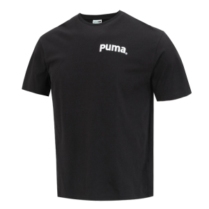 彪马(Puma)男2023夏季运动服健身训练潮流时尚舒适透气圆领半袖短袖T恤 622536-01 S