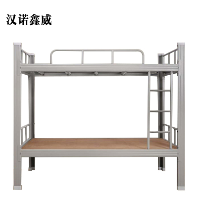 汉诺鑫威铁架床钢木床宿舍床灰色加厚型2000X1000含床板(标准款)