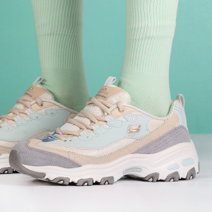 Skechers/斯凯奇女鞋新款熊猫鞋轻质缓震耐磨运动休闲鞋11947-NTMT ZP