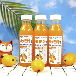 鲜绿园鲜果生榨枇杷汁整箱装枇杷原汁工厂直发批发价