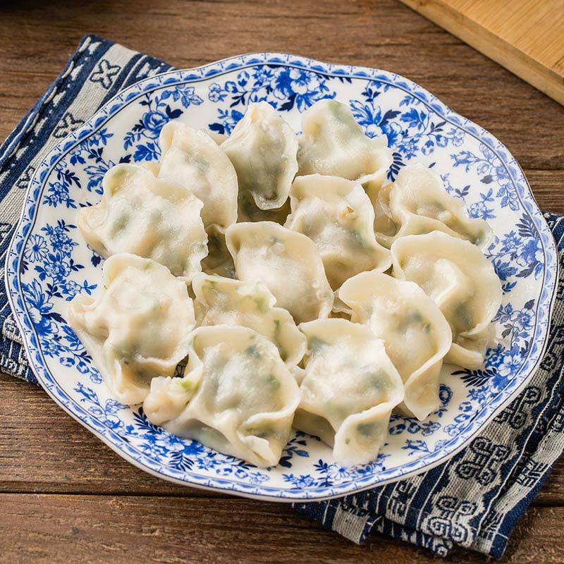 【苏宁生鲜】海霸王甲天下黑珍猪荠菜猪肉水饺600g(40只装)