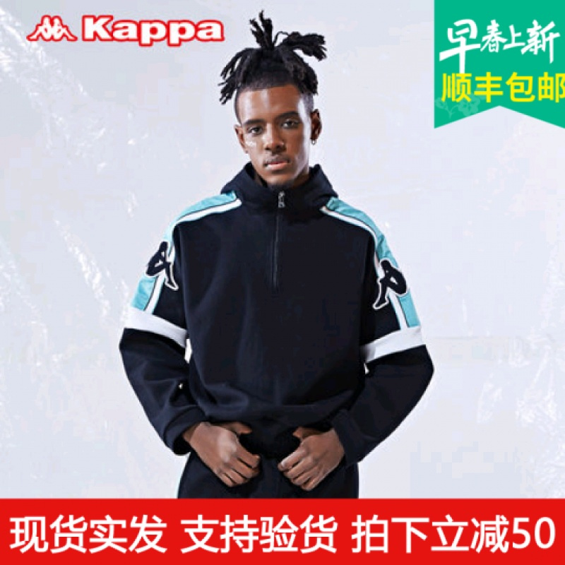 Kappa/BANDA2018春季新品男款串标大标运动套头K0812MT51