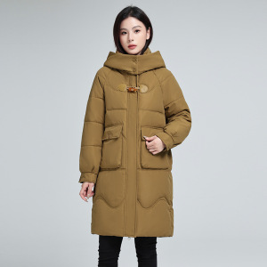羽绒棉服年冬季新款韩版加厚中长款时尚百搭保暖棉袄棉衣外套