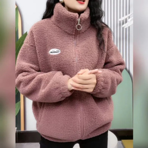 秋冬季新款高级百搭时尚修身宽松立领外套加绒加厚显瘦棉衣女装潮