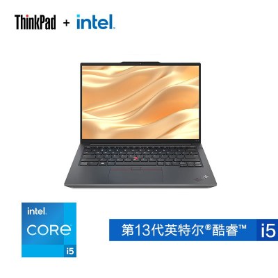 2023款联想ThinkPad E14 BRCD 14英寸 轻薄办公商务笔记本电脑 定制(酷睿I5-13500H 40G 1TBSSD 高清屏) 黑色