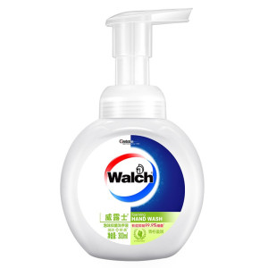 威露士(Walch)泡沫洗手液300ml 有效抑制99.9% 青柠盈润 泡沫丰富易清洗