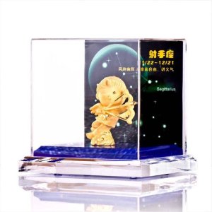 梦克拉Mkela 星座系列绒沙金工艺铸金星座摆件