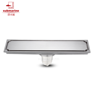 潜水艇(submarine)地漏全铜防臭地漏无三通格栅面板防堵防臭式铜质内芯沐浴房加长地漏排水更快TKC50-30